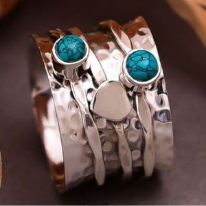 NWOT Sterling Silver Turquoise Ring